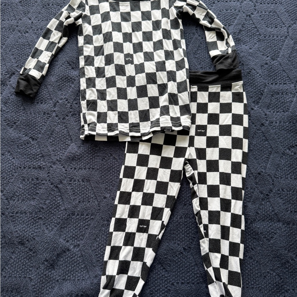 Little Sleepies: Cool Checks Long Sleeve Pajamas 12-18 M